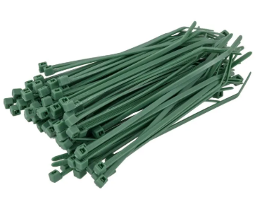 Abraçadeira Verde 11 cm (50 pçs)